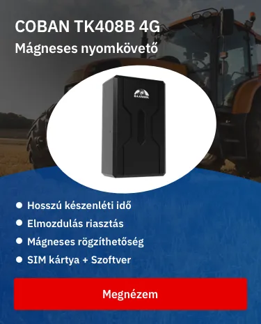 COBAN TK408B 4g lte mágneses gps nyomkövető